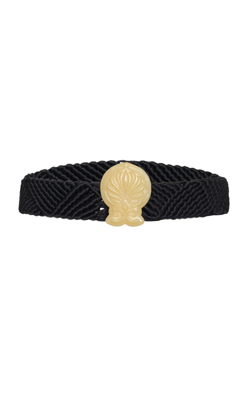 Costa Dorada Braided Belt / Black